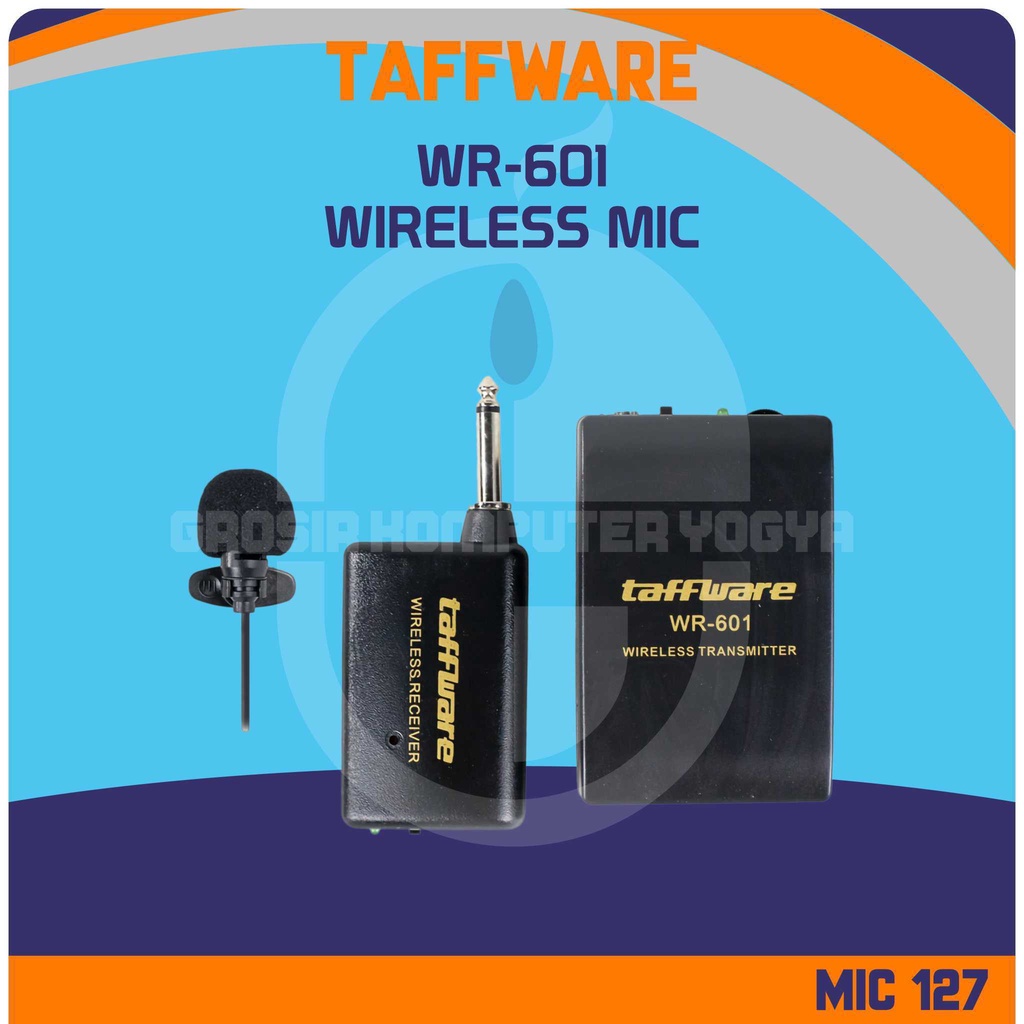Taffware WR-601 Wireless FM Transmitter Receiver Microphone Mikrofon