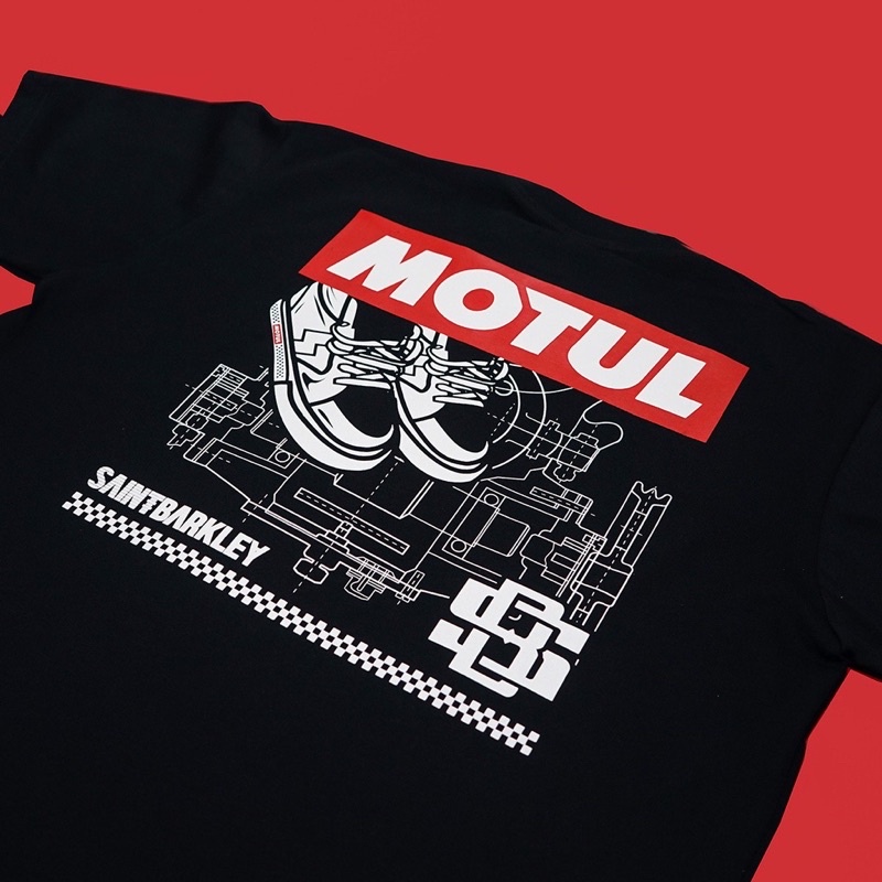 Kaos Baju SB MOTUL Unisex Kaos Baju Distro Saint barkley Premium Terbaik MOTUL X SAINBARKLEY