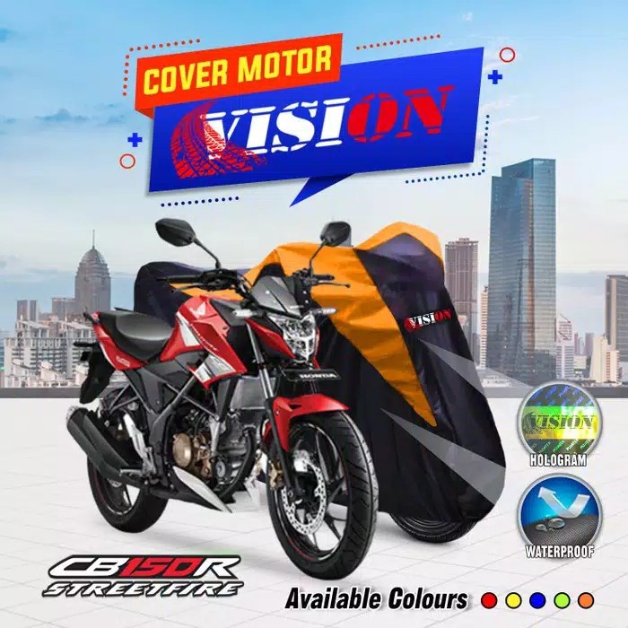 COVER SARUNG MOTOR HONDA CB150R WATERPROOF ANTI AIR KUALITAS OUTDOOR