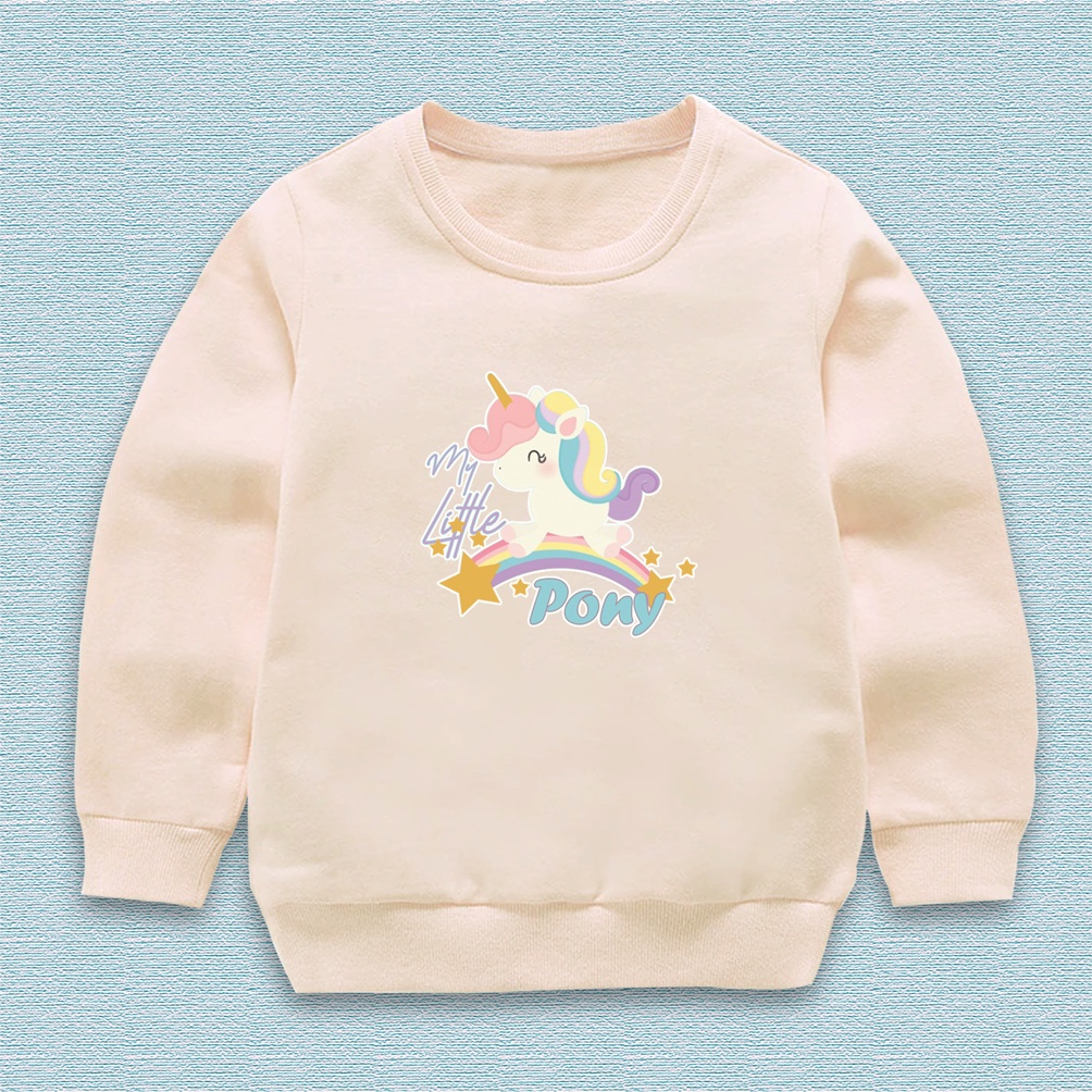 Sweater anak perempuan LITTLE PONY baju anak cewek murah 2-10 tahun