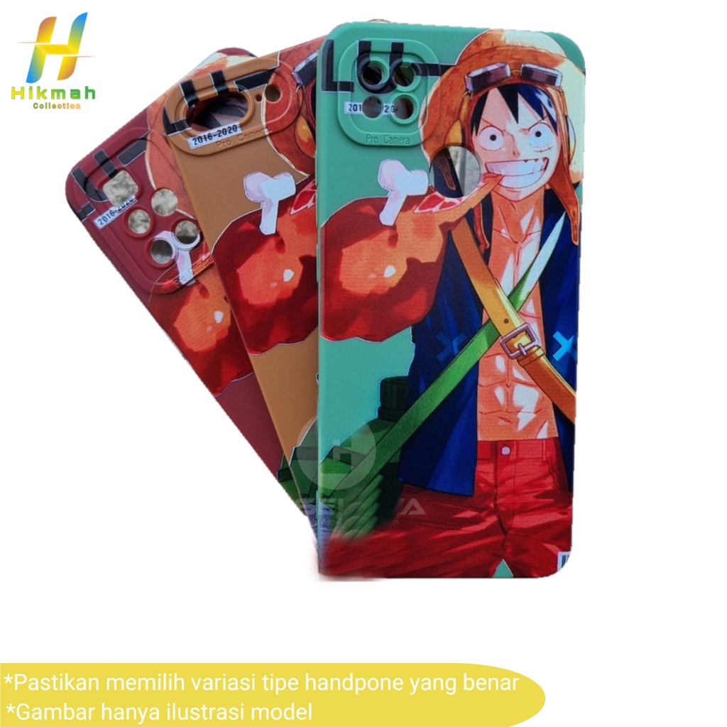 Casing Samsung Galaxy M02 M02s M11 M12 M22 4G M33 5G Softcase Anime One Piece Case Silicon TPU Prote