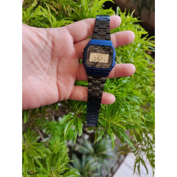 Strap stainless original utk jam tangan Casio F-91W