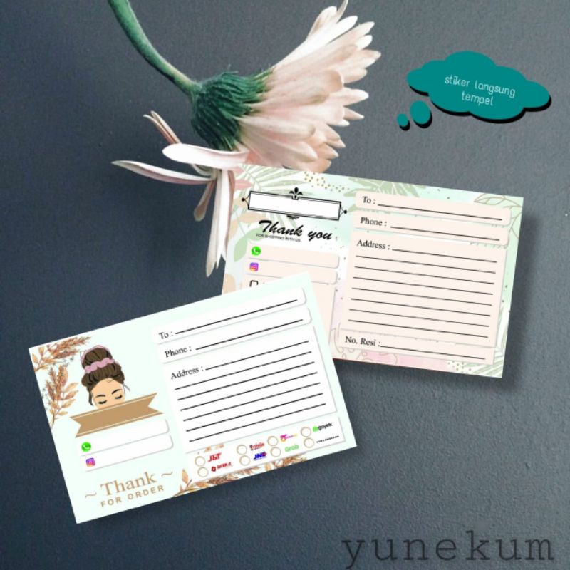 

(50pcs) STIKER LABEL PENGIRIMAN ONLINE SHOP/STIKER PENGIRIMAN