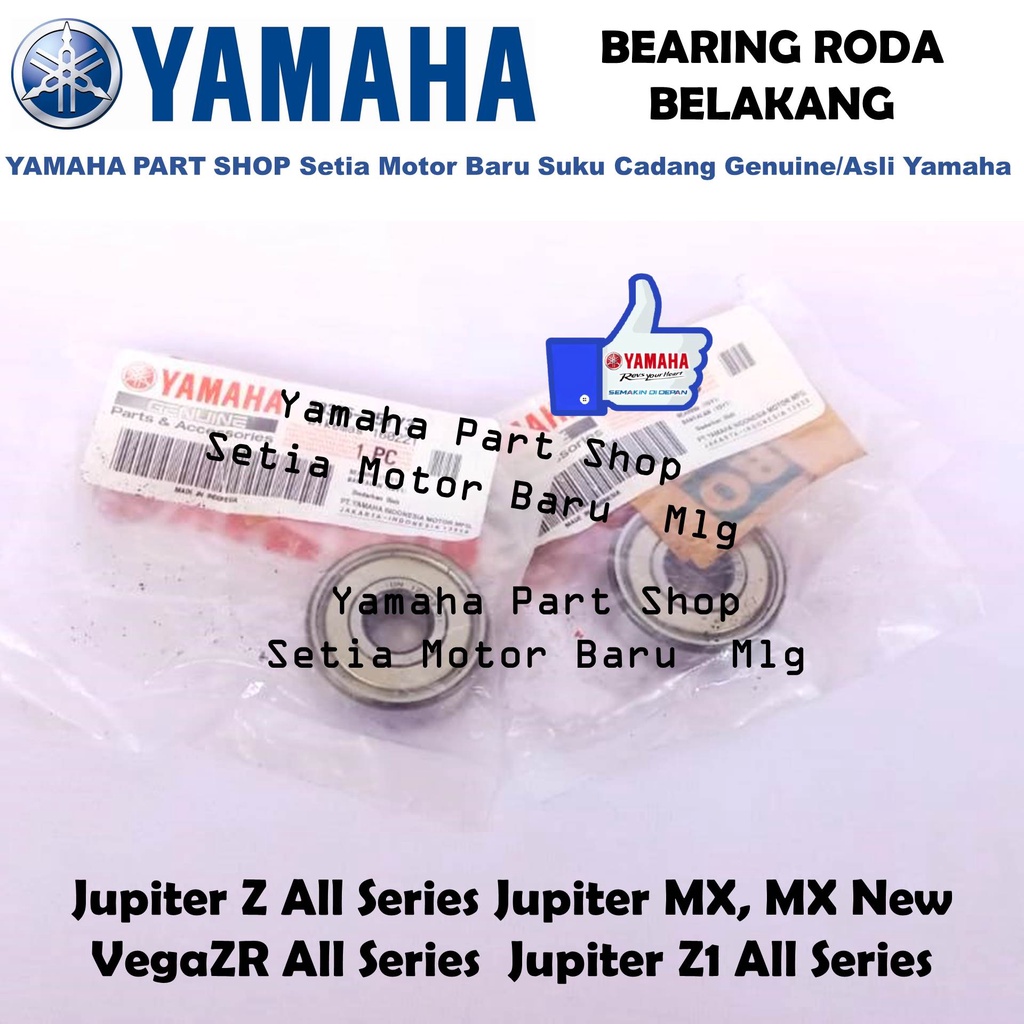 Bearing Roda Belakang 6301 Bering Laher Mx Jupiter Z Z1 MxNew Vega Asli Yamaha Setia Motor Baru