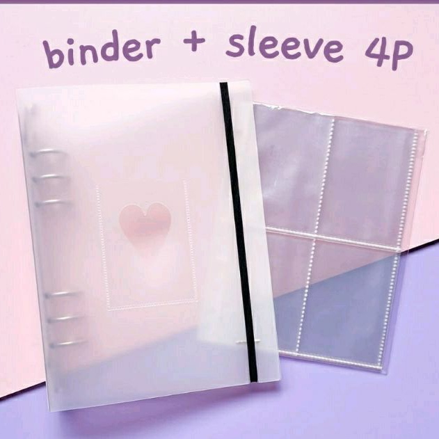 [ READY ] PRELOVED 4P BINDER BIBIMCAT HARD COVER