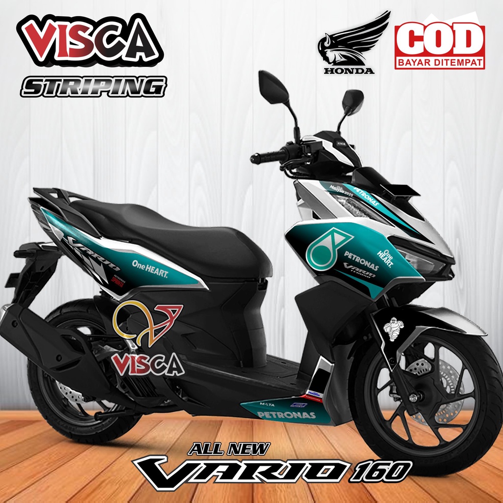 Striping Vario 160 - Stiker Sticker Striping Variasi Lis Vario 160 Hitech - Striping Hologram Vario 