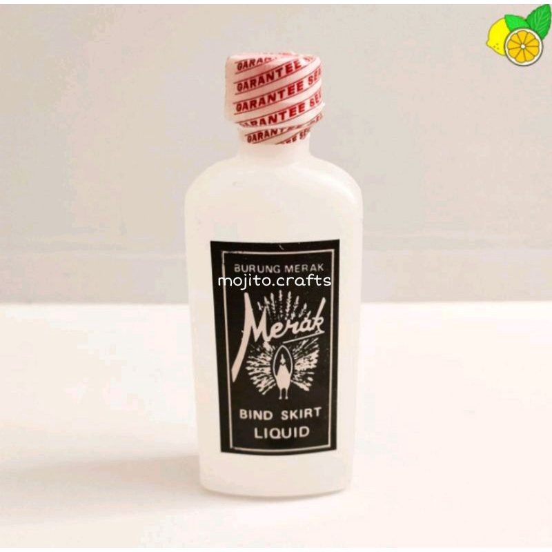 Obat Plisket / Obat Plisket Cap Merak Asli / Obat Plisket Kain / Bind Skirt Liquid /  Pleating / Oba