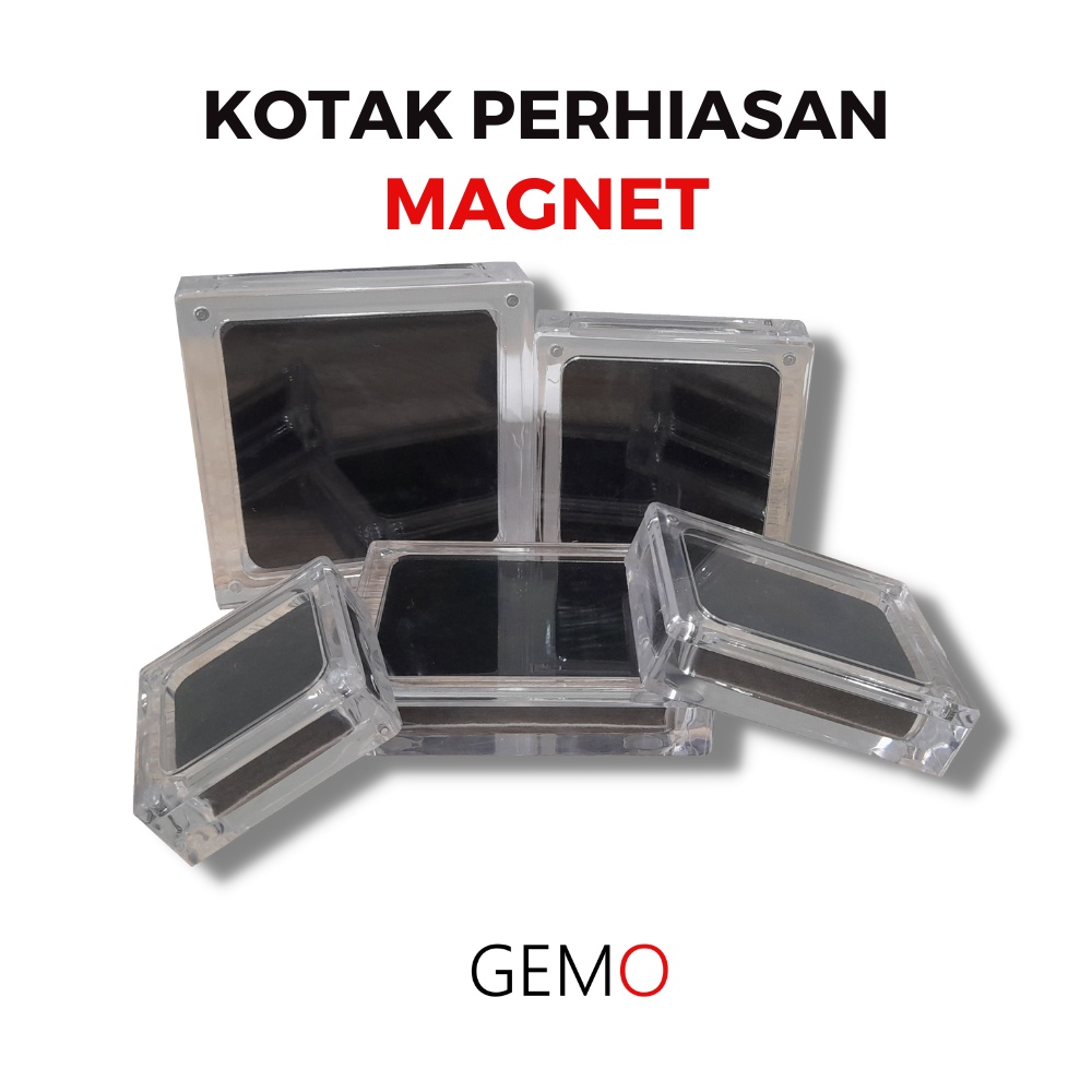 Kotak Magnet Display Perhiasan Murah untuk Batu Mulia Diamond Permata Cincin Liontin Kalung Gelang Cocok untuk Toko Emas Perak