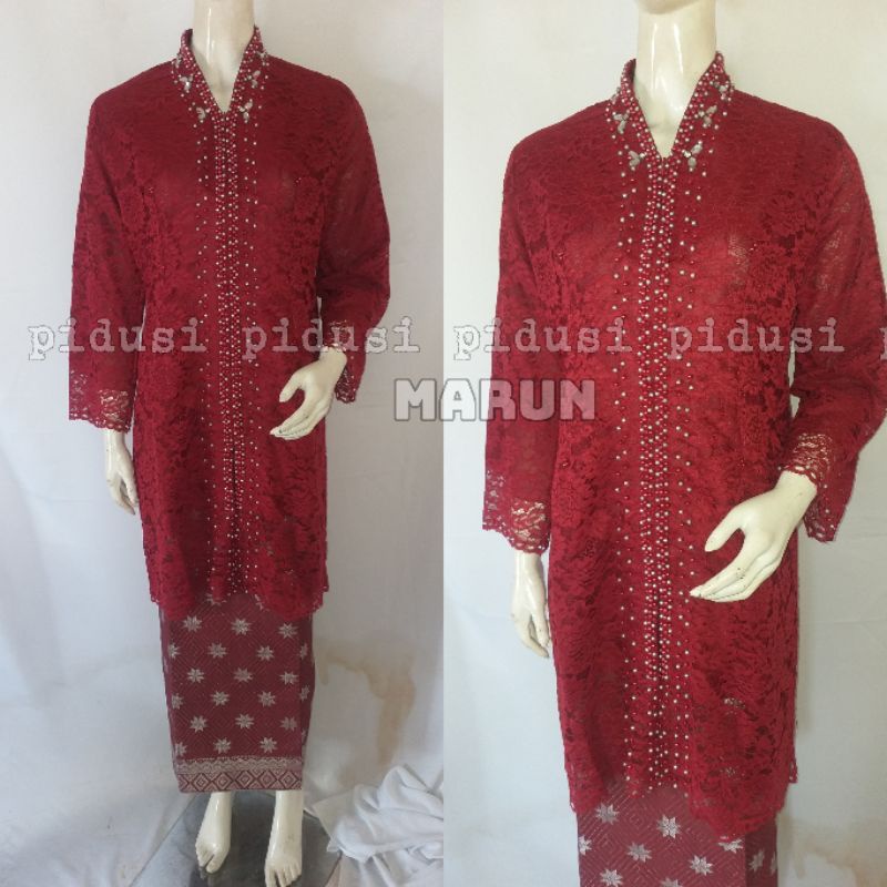 KEBAYA PESTA / KEBAYA BROKAT PAYET / KEBAYA BROKAT TUNIK