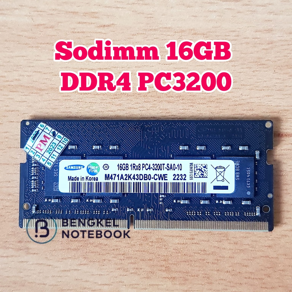 SODIMM 16Gb DDR4 3200Mhz PC25600