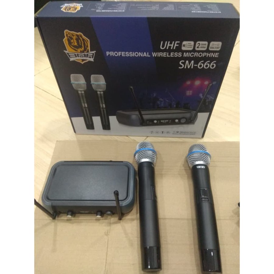 MIC WIRELESS BMA SM666 Microphone wireless BMA SM-666