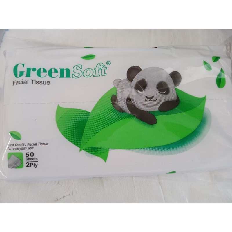 TISU TRAVEL PACK GREENSOFT 50 SHEET