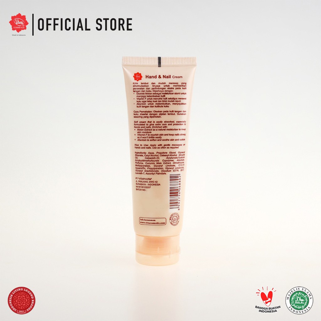❤ MEMEY ❤ VIVA Cosmetics Hand &amp; Nail Cream 40g | Vitamin Kuku