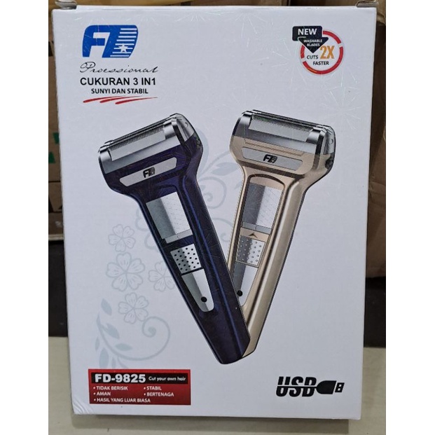 cukur rambut fd profesional 3in1 fd 9825