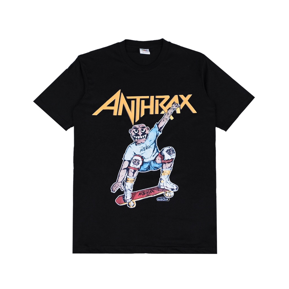 TSHIRT KAOS BAND ANTHRAX Bootleg Fulltag + Fruit Of The Loom Label