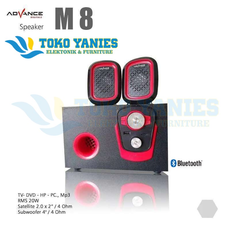 speaker ADVANCE M8 BLUETOOTH salon murah