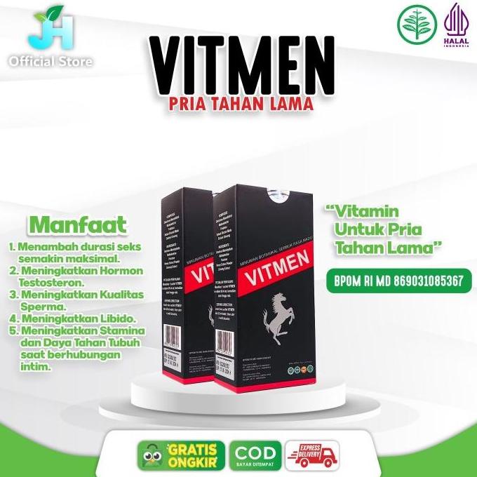 Minuman Serbuk Kuat Tahan Lama Herbal BPOM Jaminan Original VITMEN