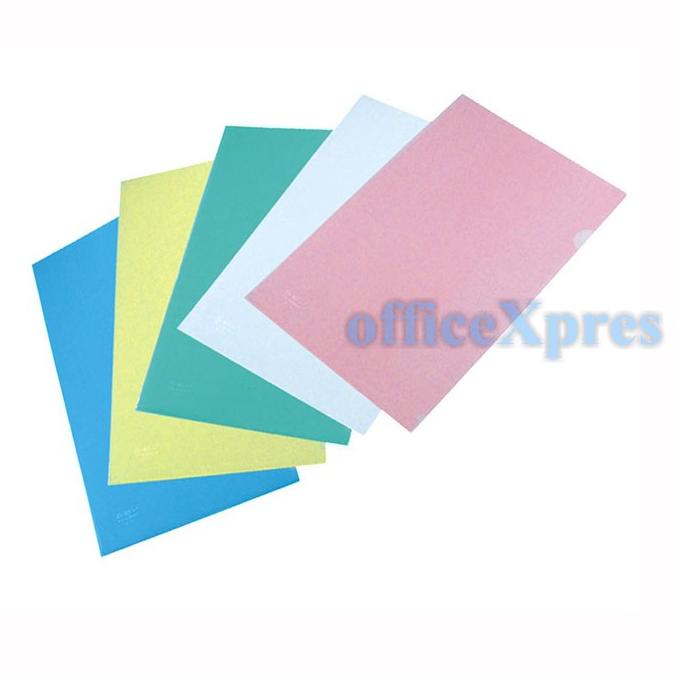 

[D-C9C] ❤] Map L F4 / Map Dokumen / Map Bening Clear Sleeve / Clear Folder F4 Folio H313 Hombo (6Pcs)-siap dikirim