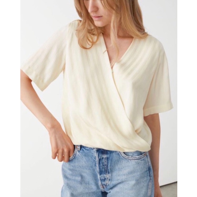 Other Stories White Wrap Blouse