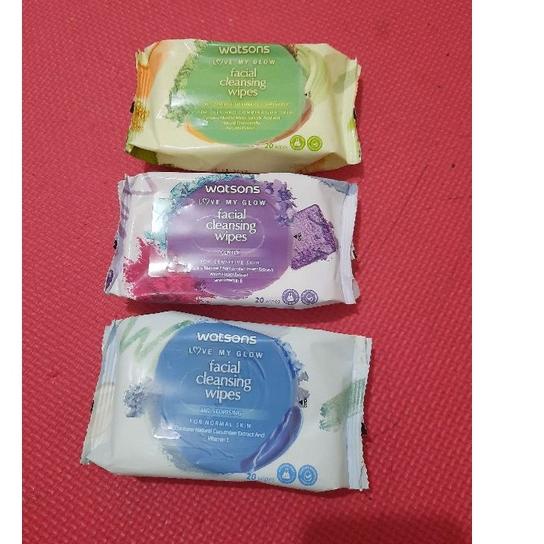 Jual Disc XtraWATSONS FACIAL CLEANSING WIPES TISSUE BASAH ADA 5