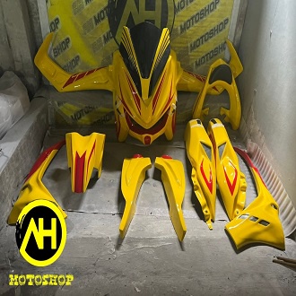 FULLSET YAMAHA NMAX LAMA BARU FULLBODY PREDATOR COVER BODY NMAX PREDATOR