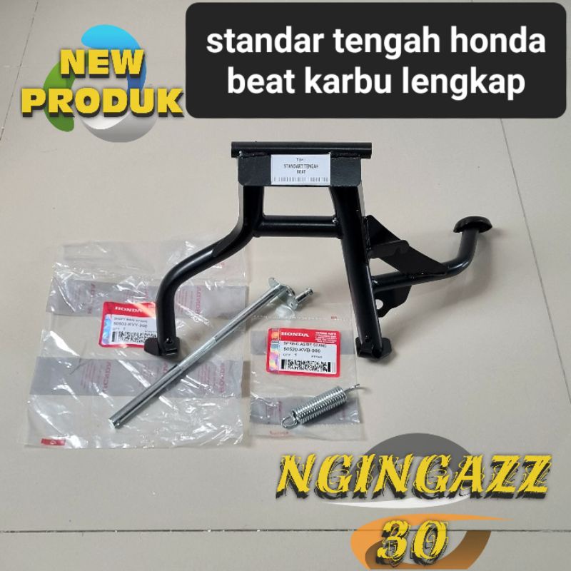 standar tengah beat karbu beat lama warna hitam lengkap