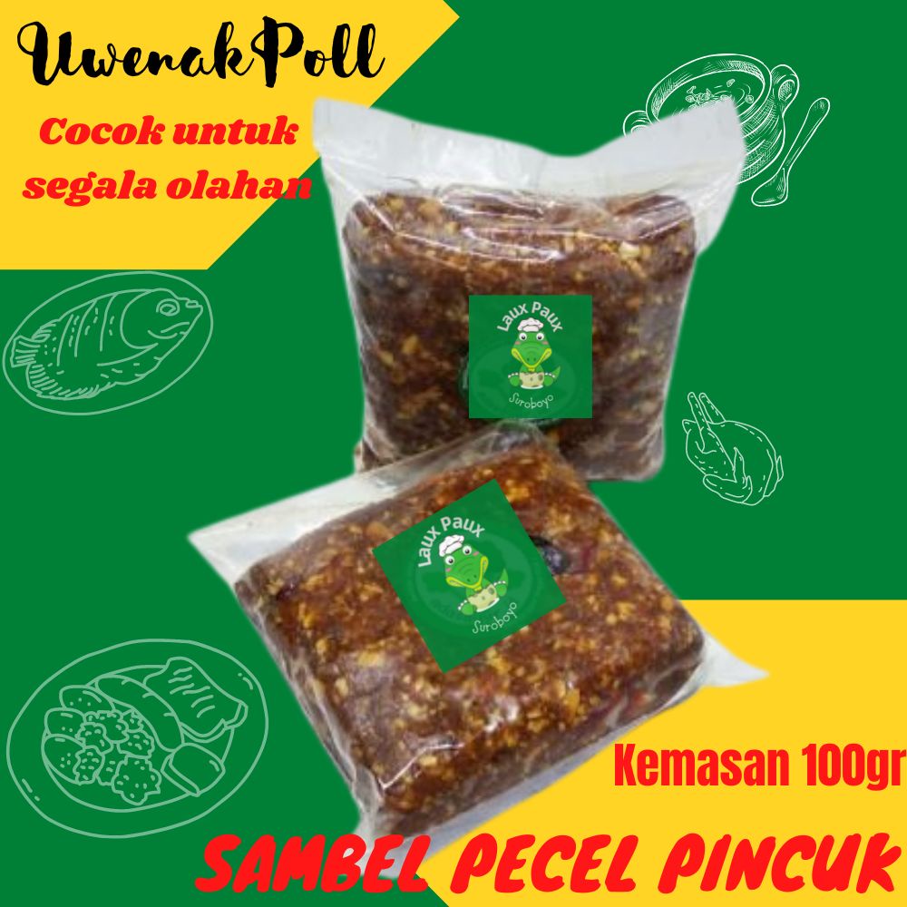 

Sambel Pecel Pincuk Khas Suroboyo Kemasan 250gr Dijamin Uwenak Poll Resep Turun Temurun Sejak 1975