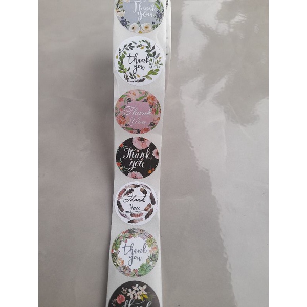

stiker thank you isi 10 pcs gratis ongkir & cod