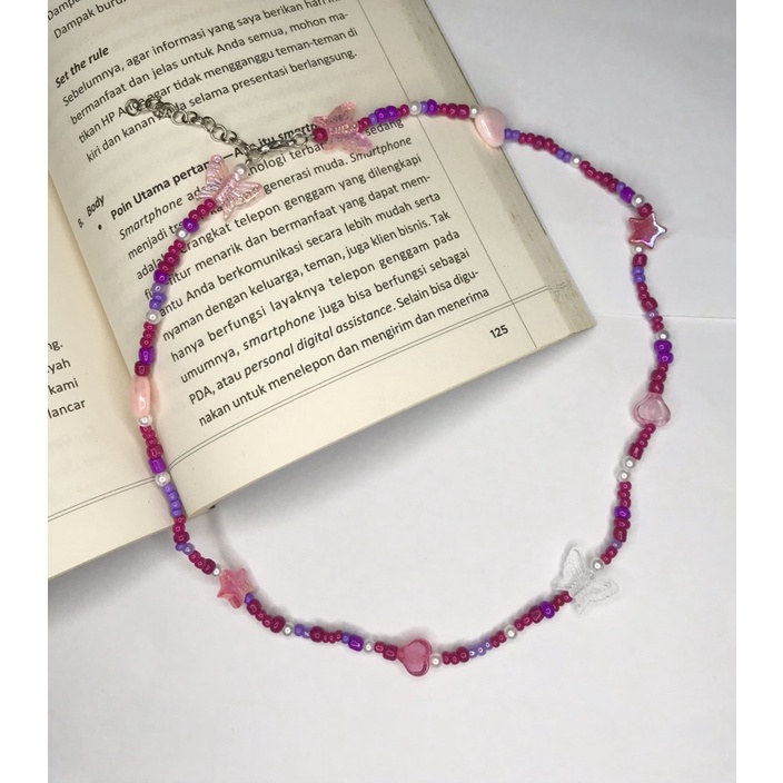 Roslynn Necklace | kalung manik manik korea