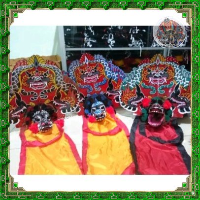 barongan PLIPIT pecut barongan anak2 Barongan spon full set, caplokan spon, setelan baju reog  SMP b