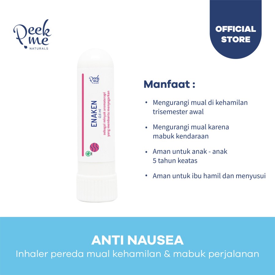 PEEK ME ENAKEN 0,6ML Anti Mual Mabuk Perjalanan Aman Bagi Ibu Hamil