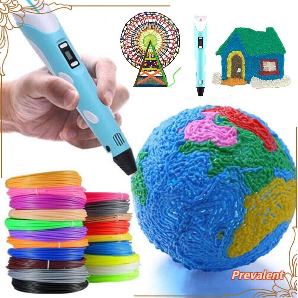 Preva 3D Printing Pen Anak-Anak Nikmat Perlengkapan Menggambar Dengan Layar LCD Hadiah Kelahiran Natal Seni Printer