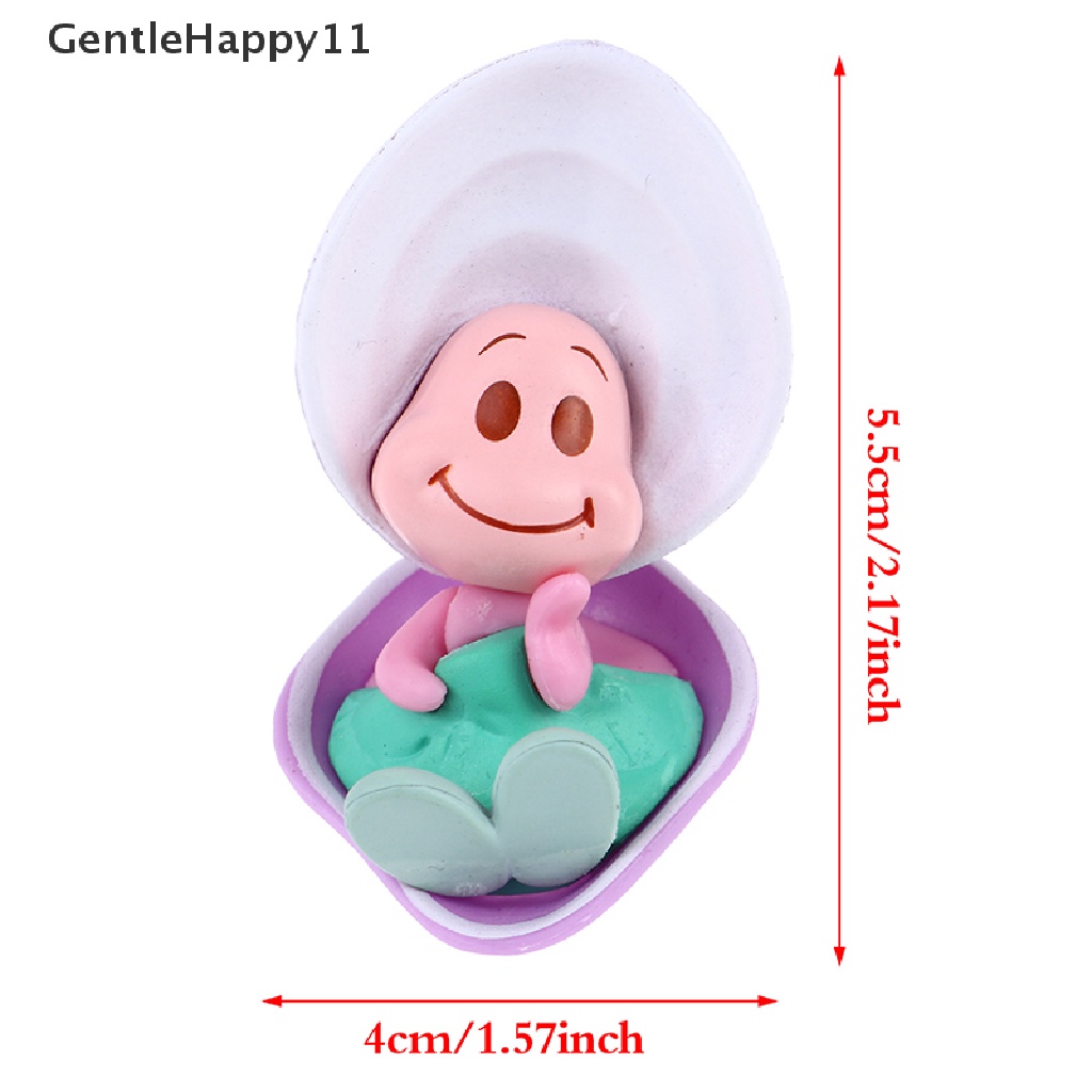 GentleHappy 3Pcs/Set Kawaii Alice in Wonderland Young Oyster Baby Action Figure Dolls Toys id