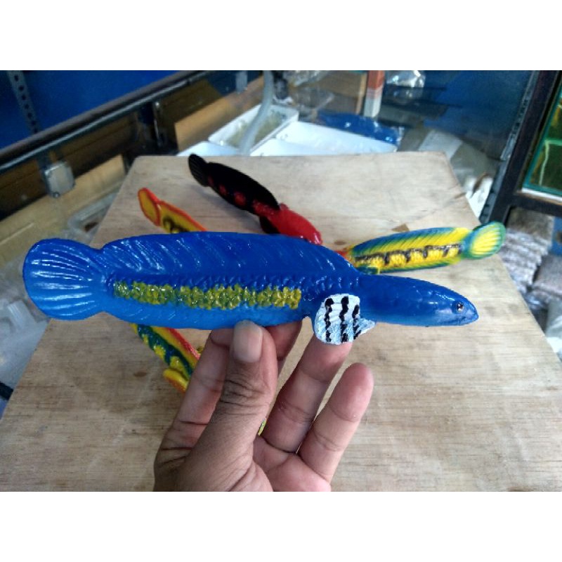 PATUNG / WAYANG PELATIH MENTAL CHANA BLUE PULCRA 18 CM