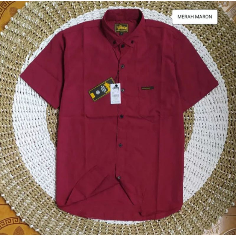 KEMEJA PRIA MENS POLOSAN LENGAN PENDEK COOLMAN PAKAIAN PRIA DEWASA KWALITAS PREMIUM