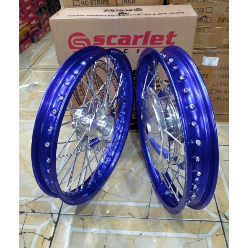 SCARLET Velg Scarlet Tromol jari Motor  Mio Sporty -  Mio j -Fino - Soul Gt - Xeon - Dll...