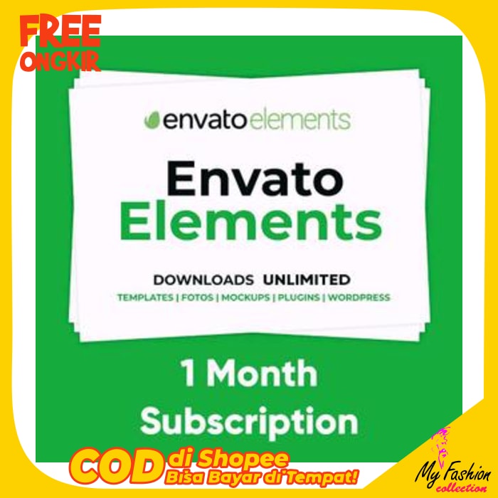 My-Outlet / Promo Termurah Envato Elements 1 Bulan Original Bergaransi Proses Cepat