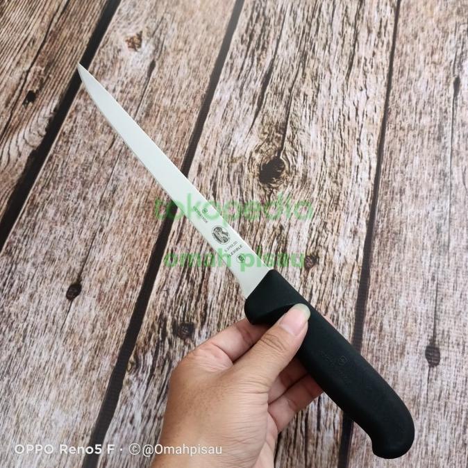 Pisau Dapur Fillet Filleting Victorinox 20 Cm 5.3763.20 Original Swiss