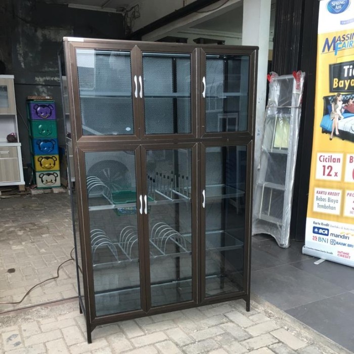 Rak Rak Piring , Lemari Piring Alumunium