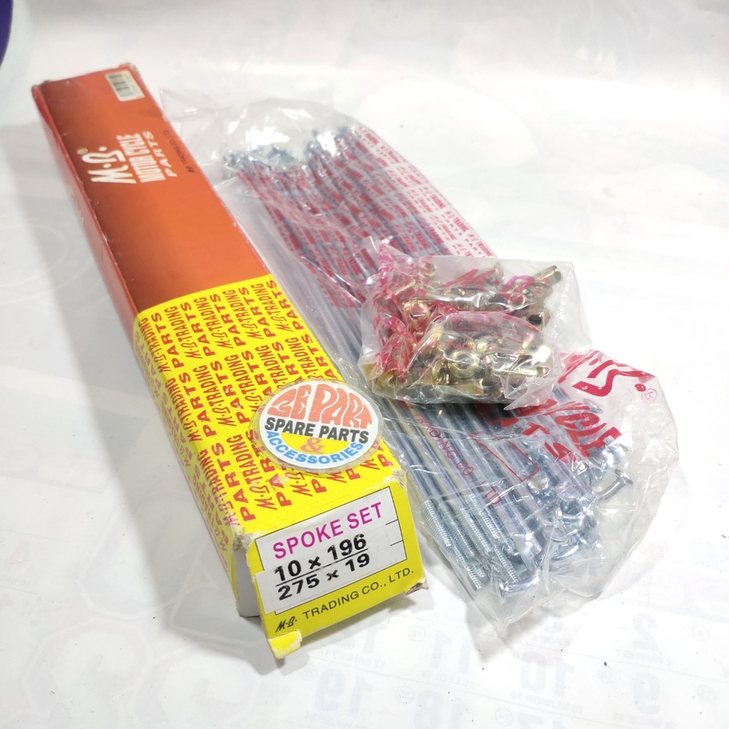 Jari Ruji 10X196 Velg 18 GL Pro Depan Set