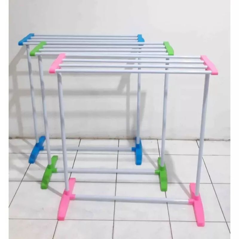 Jemuran Handuk Portable/ Tempat Jemur Handuk/ Gantungan Kamar Mandi