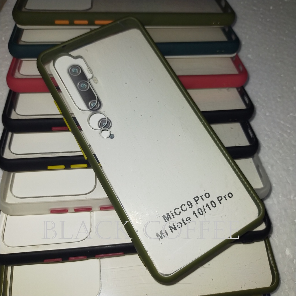 LIST COLOUR ACRYLIC case bening XIAOMI NOTE 10 / NOTE 10 PRO / MI NOTE 10 / MI NOTE 10 PRO