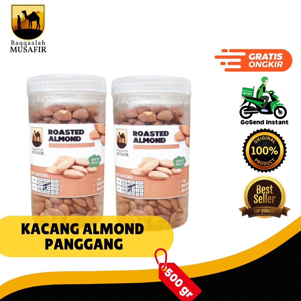 

KACANG ALMOND PANGGANG PREMIUM 500 gr