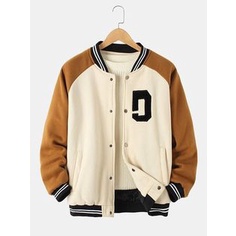 Jaket base ball simple Vintage Casual Terbaru