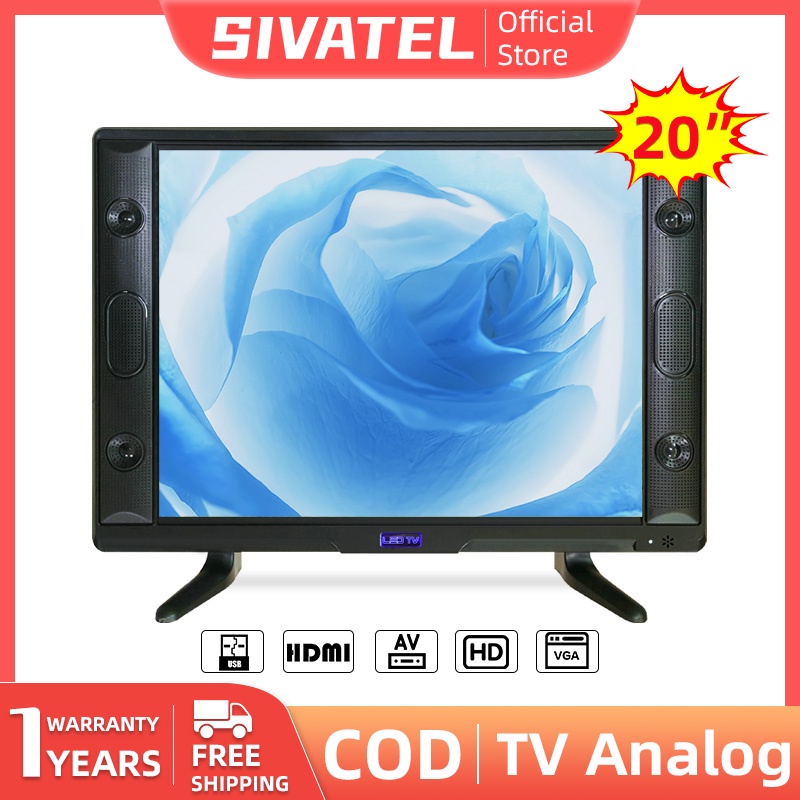 Sivatel TV LED 20 inch HD  Ready Televisi Murah layar komputer Gaming Monitor（ layanan garansi 1 tah