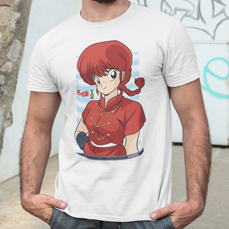 Kaos Ranma ½ Tshirt Bahan 100% Katun Casual Fashionable T-SHIRT
