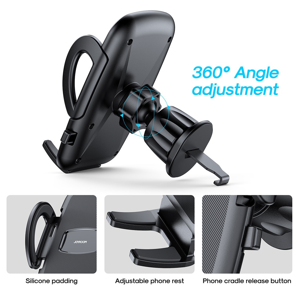 Joyroom Universal Mekanik Dudukan Telepon Mobil Dashboard Air Outlet Mount Stand Untuk Telepon 4.7-6.7 Inci