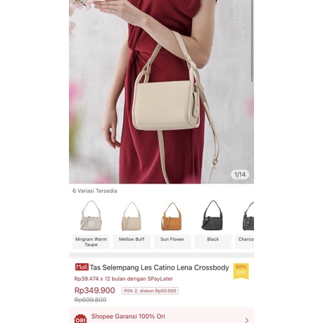 Les Catino Lena Crossbody ( ala Lindy )