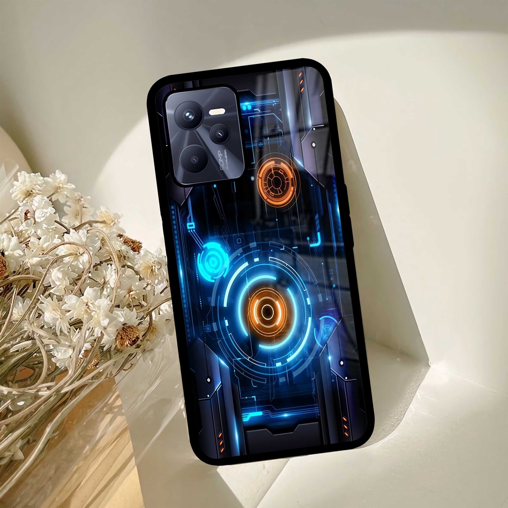(SV03) Case Kilau Realme C35 | C35 | Casing Hp Realme | Pelindung Smartphone | Motif Machine
