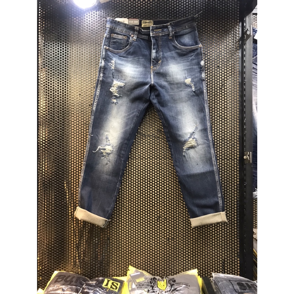 CELANA PANJANG SOBEK PRIA / CELANA STRECTH NEO WANGLER